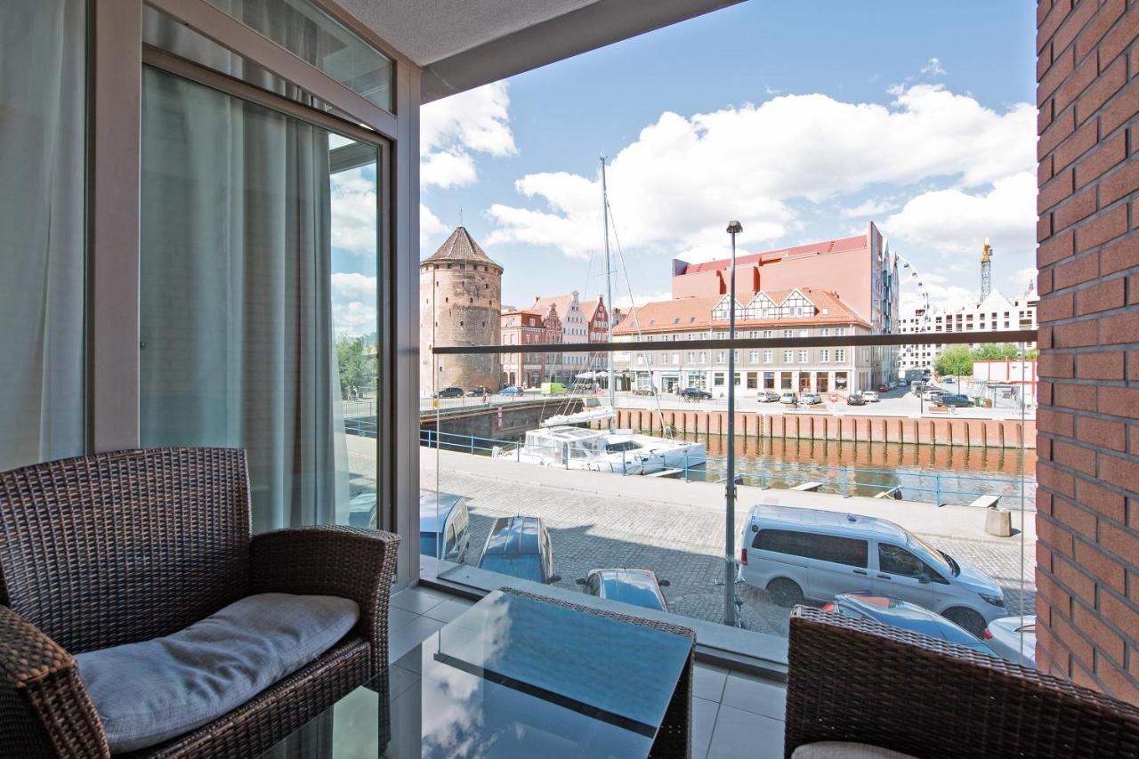Waterlane Riverside - Spa, Pool, Gym & Parking By Downtown Apartments Gdańsk Eksteriør bilde
