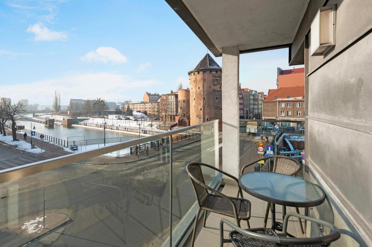 Waterlane Riverside - Spa, Pool, Gym & Parking By Downtown Apartments Gdańsk Eksteriør bilde